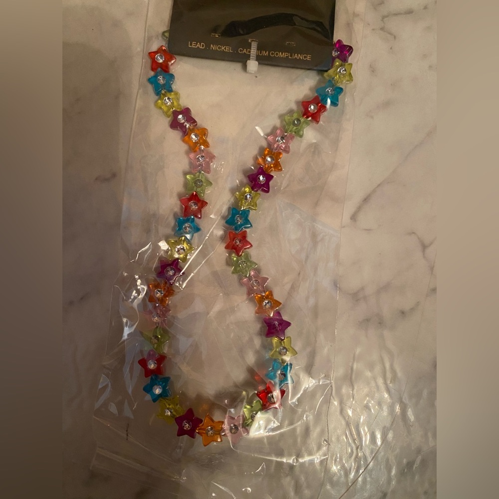 Brandy Melville Multicolor Star Bead Necklace (2 for $25, 3 for $30) - Picture 10 of 13